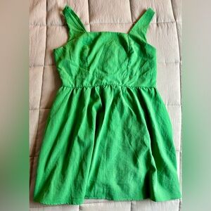 Francesca's Collections Vibrant Green Midi Dress